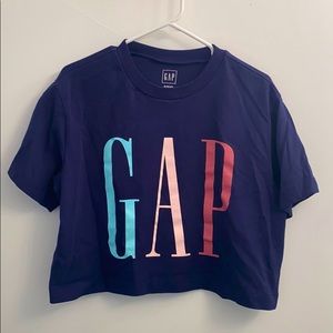 Cropped old school GAP tee